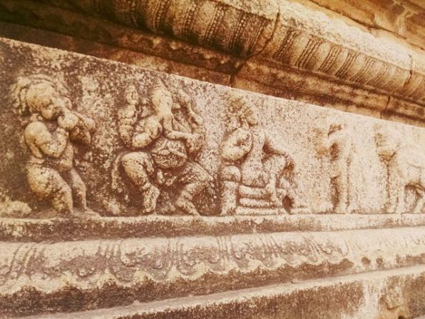 Extraordinary workmanship at a temple