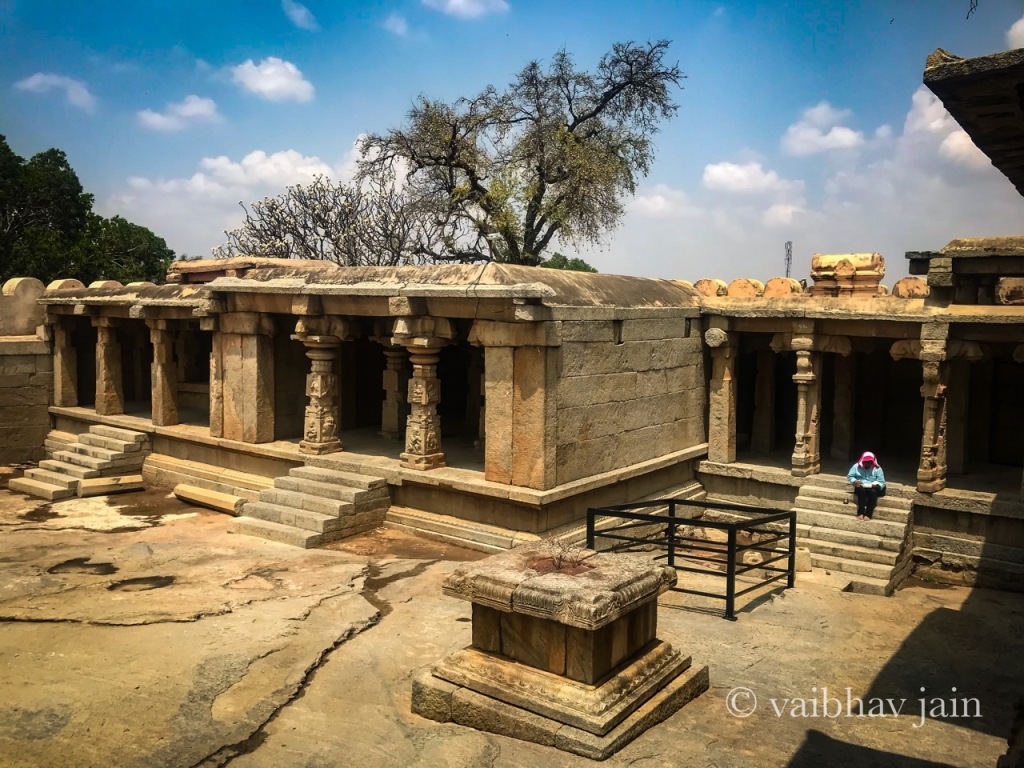 Wonderful structures at the back of the temple